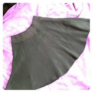 Zaful green flare skirt